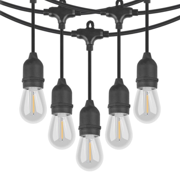 Ghirlanda Luminoasa de Exterior Techstar® 15M cu 24 Becuri LED