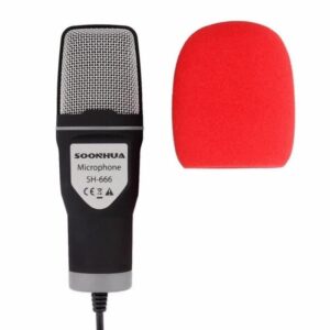 Microfon Profesional SH666 Techstar® Rosu