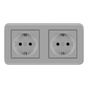 Priza Dubla De Perete Incastrata Techstar® TS-PC