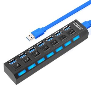 Hub USB Cu 7 Porturi Techstar® HUBA55