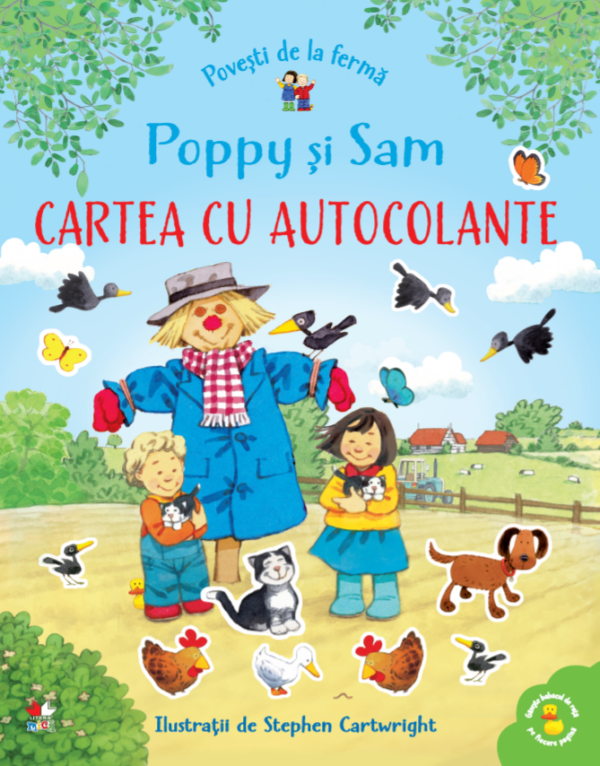Povești de la fermă. Poppy și Sam. Cartea cu autocolante