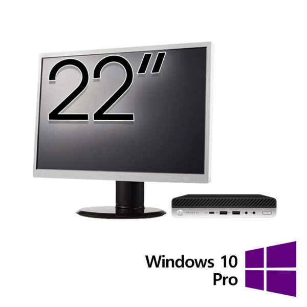 Pachet PC Refurbished HP ProDesk 600 G4 Mini