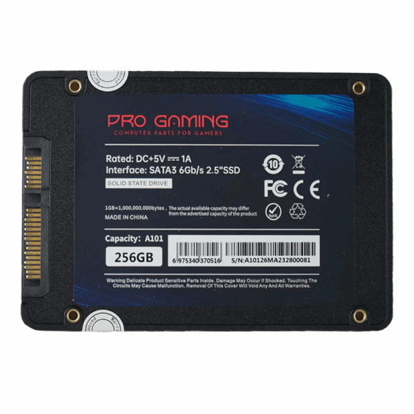 Solid State Drive (SSD) Pro Gaming 256GB