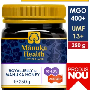 Laptisor de matca pur (royal jelly) in Miere de Manuka MGO 400+ (250g)