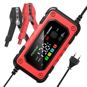 Redresor Auto Digital FOXSUR 12V 7A cu Ecran LED