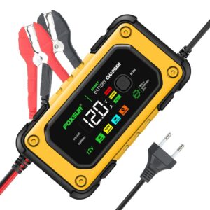 Redresor Auto Digital FOXSUR 12V 7A cu Ecran LED