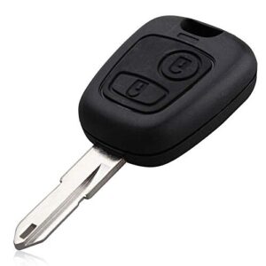 Carcasa cheie auto Techstar cu 2 butoane si lama ascutita CP206 – compatibila Peugeot 206
