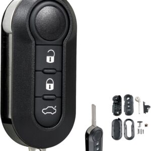 Carcasa Cheie Auto Techstar tip Briceag cu 3 butoane si lama