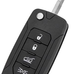 Carcasa Cheie Auto Techstar tip Flip cu 4 butoane