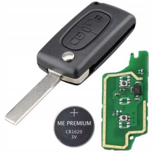 Cheie auto completa Techstar cu 2 butoane