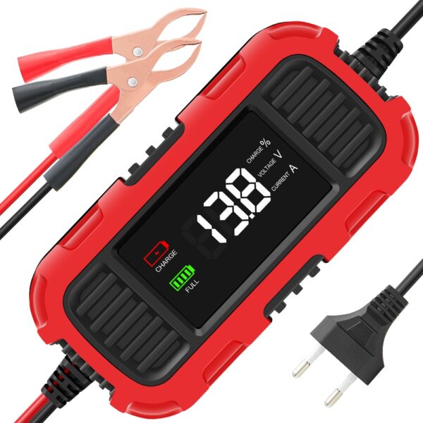 Incarcator redresor baterie moto Techstar 12V 2A cu oprire automata