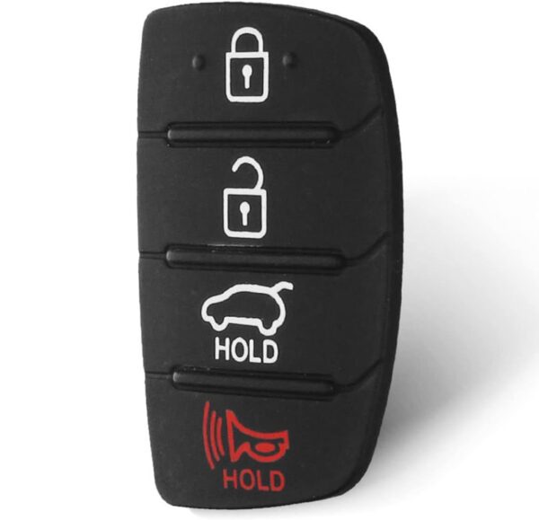 Membrana Cauciuc Butoane Cheie Auto 4 Butoane Compatibila Hyundai Tucson