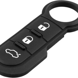 Membrana Cauciuc Butoane pentru Cheie Auto 3 butoane – Compatibila Fiat 500