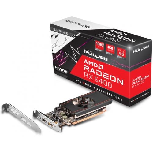 Placa Video SAPPHIRE AMD Radeon RX 6400 PULSE Placa Video SAPPHIRE AMD Radeon RX 6400 PULSE