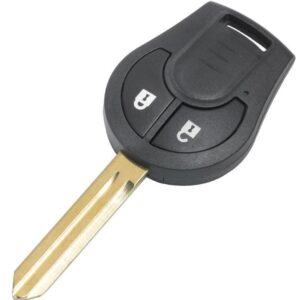 Carcasa cheie auto Techstar® 2 butoane compatibila Nissan Micra K13 (2010–2013) – lama NSN14
