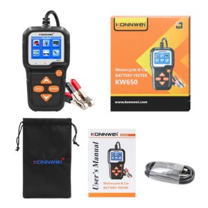 Tester Profesional pentru Baterii Auto si Moto KONNWEI KW650