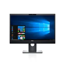 Monitor 24 inch, LED IPS, Dell P2418HZ, Full HD, WebCam, Black